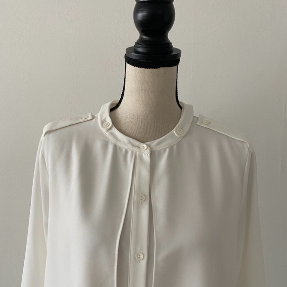 Adolfo Dominguez White Shirt Size 8 - Picture 2 of 10